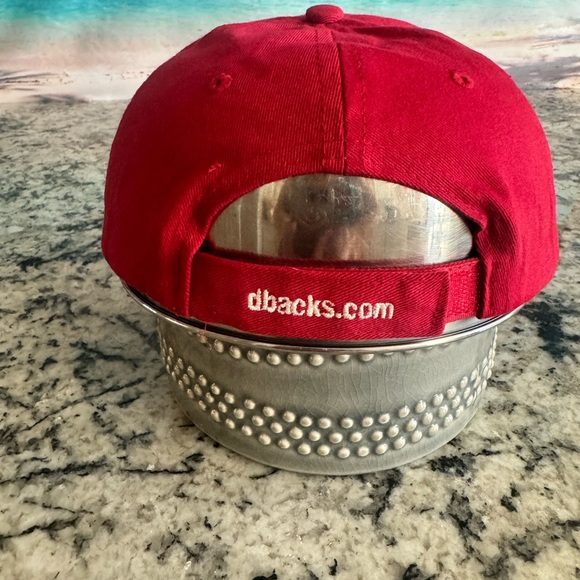 Official Arizona Diamondbacks Red Embroidered Ball Cap Hat NWOT - Picture 8 of 11